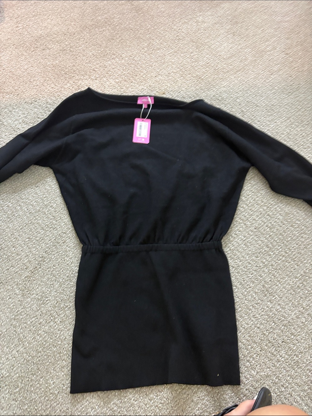 Black Edikted sweater dress. Size small. New with tags